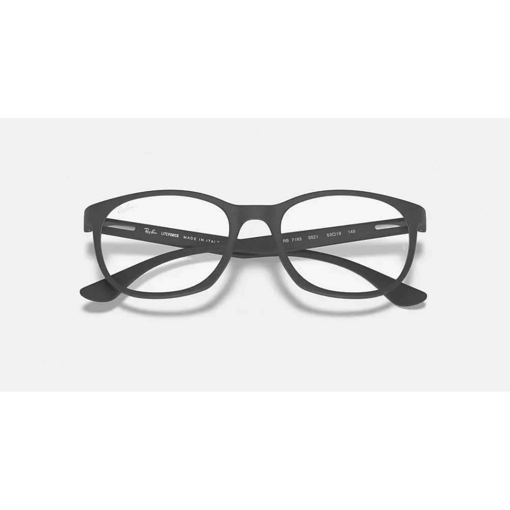 RAYBAN Unisex Eyeglasses RX7183-5521 Grey 51-19-145